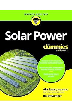 Coperta cărții 'Solar Power for Dummies - Ally Stone'