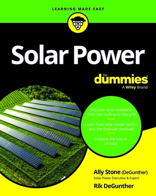 Coperta cărții 'Solar Power for Dummies - Ally Stone'