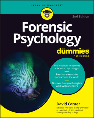 Coperta cărții 'Forensic Psychology for Dummies - David V. Canter'