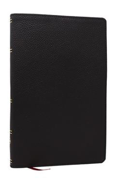 Poza produsului Nkjv, Personal Size New Testament, Black Genuine Leather, Red Letter, Comfort Print - 