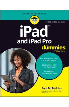 Coperta cărții 'iPad and iPad Pro for Dummies - Paul Mcfedries'