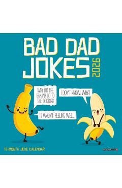 Coperta cărții 'Bad Dad Jokes 2026 7 X 7 Mini Wall Calendar -'