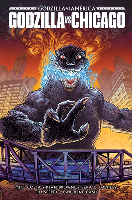Coperta cărții 'Godzilla vs. America: Chicago - Mike Costa'