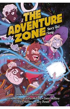 Coperta cărții 'The Adventure Zone: Story and Song - Griffin Mcelroy'