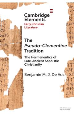 Coperta cărții 'The Pseudo-Clementine Tradition - Benjamin M. J. De Vos'