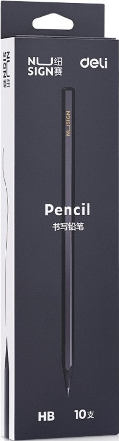 Set 10 creioane grafit HB lemn negru