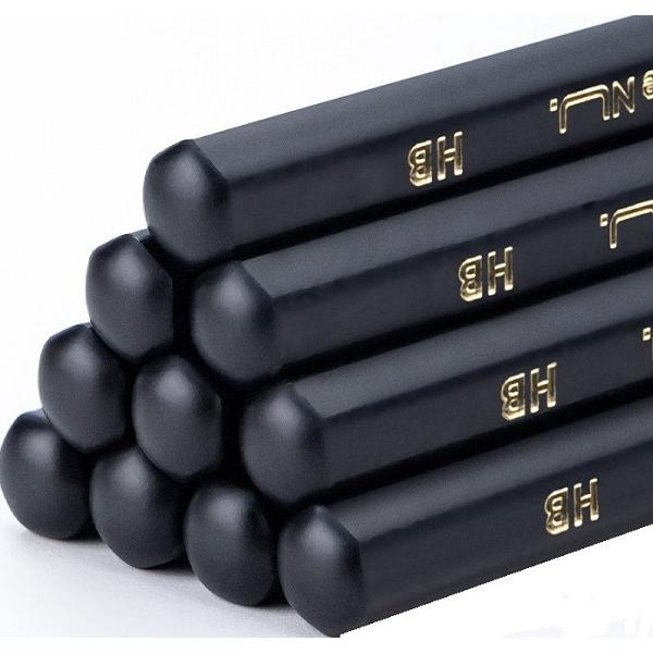 Set 10 creioane grafit HB lemn negru