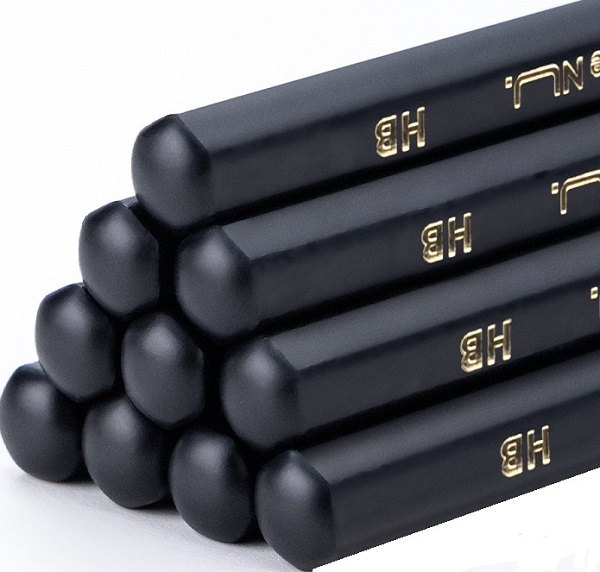 Set 10 creioane grafit HB lemn negru