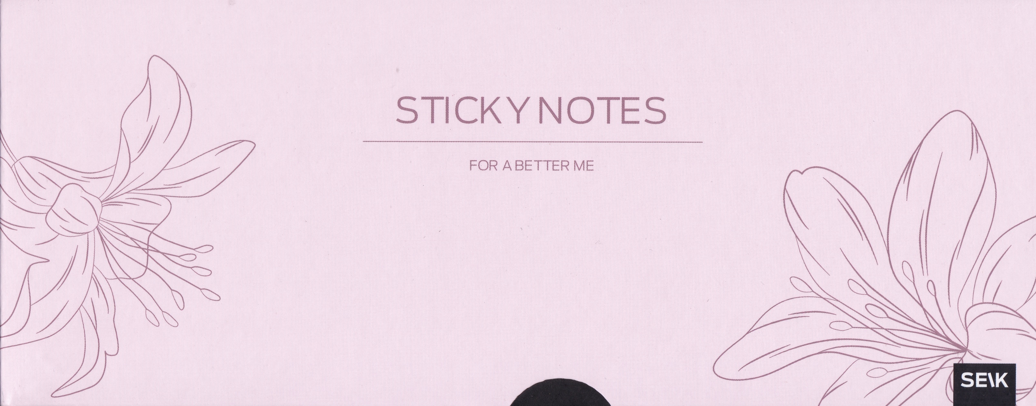 Sticky notes. For a better me