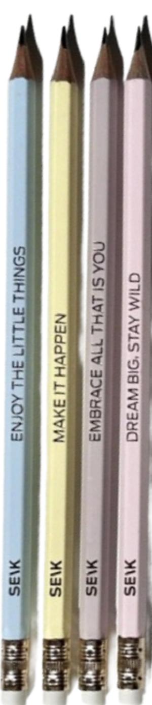 Set 4 creioane HB. Happy Pencils