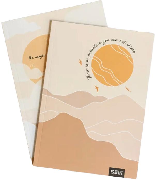 Set 2 caiete dictando si matematica: Sun and Magic