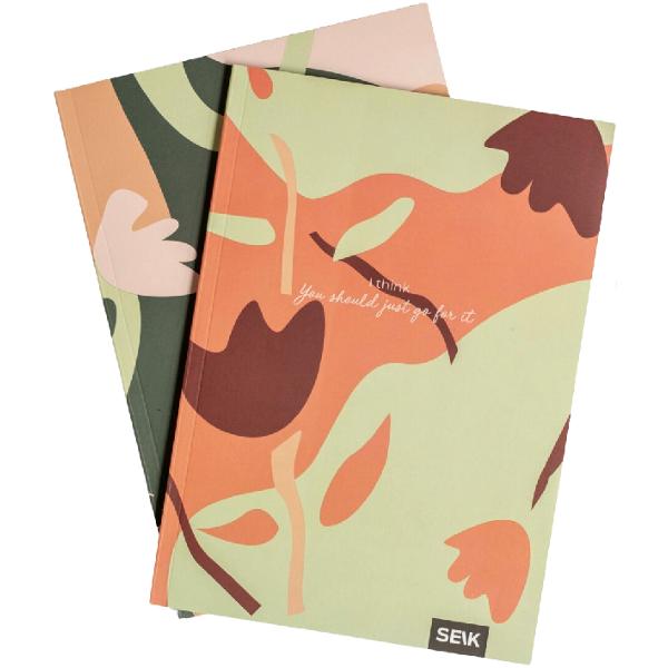 Set 2 caiete liniatura punctata: Little Things and Big Things