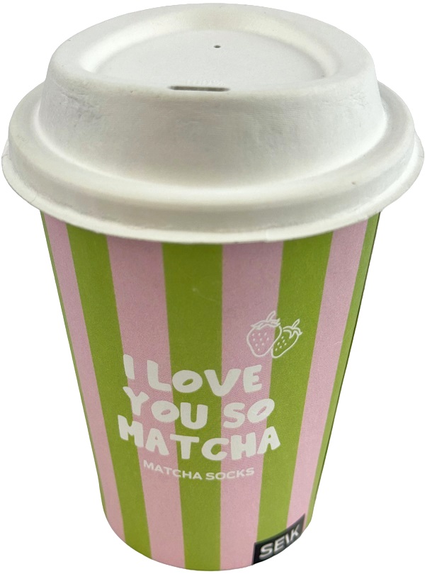 Sosete verzi. I love you so Matcha