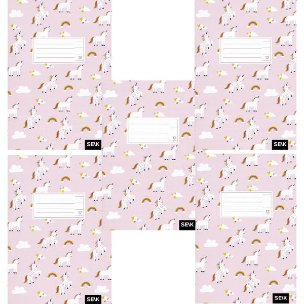 Set 5 caiete dictando 12 file. Unicorn