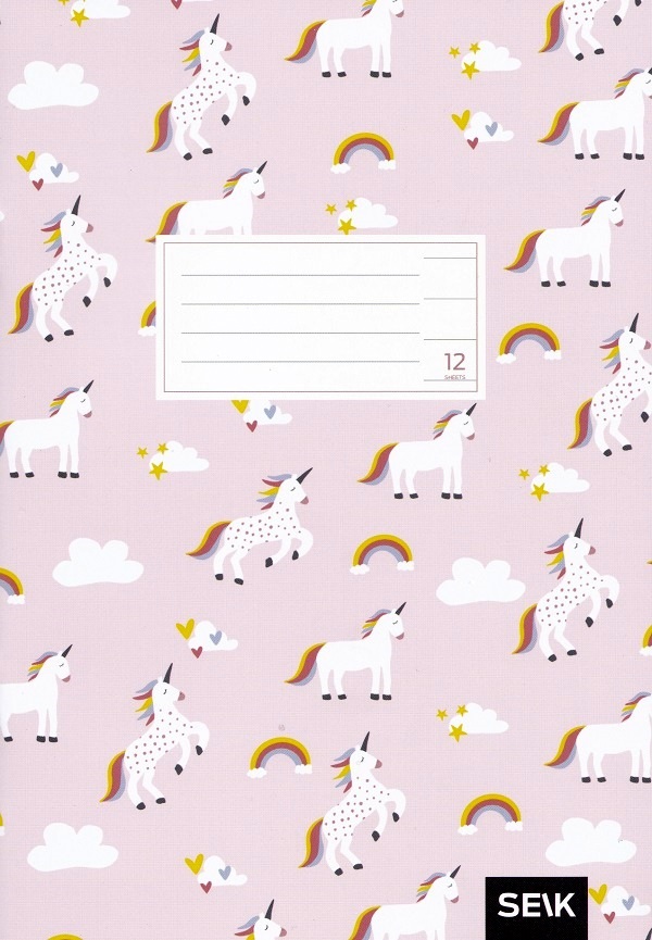 Set 5 caiete dictando 12 file. Unicorn