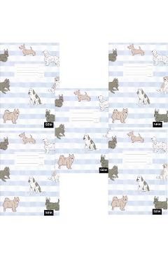 Imaginea produsului 'Set 5 caiete dictando 12 file. Căței'