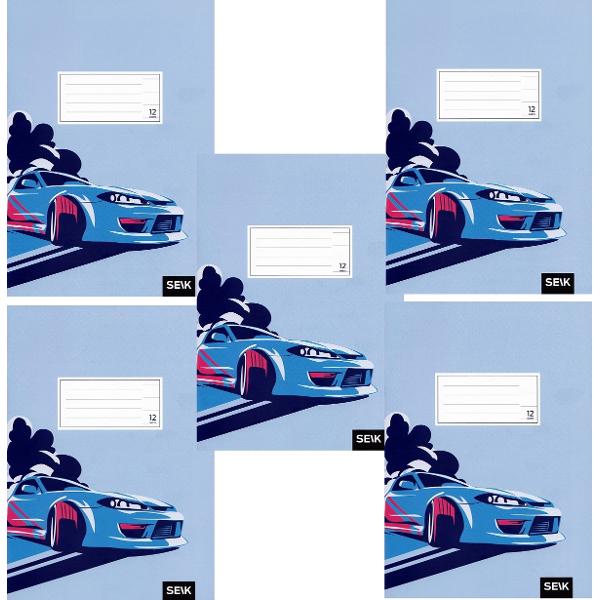 Set 5 caiete dictando 12 file. Masina