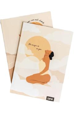 Imaginea produsului 'Set 2 caiete liniatura punctata: Sun and Magic'