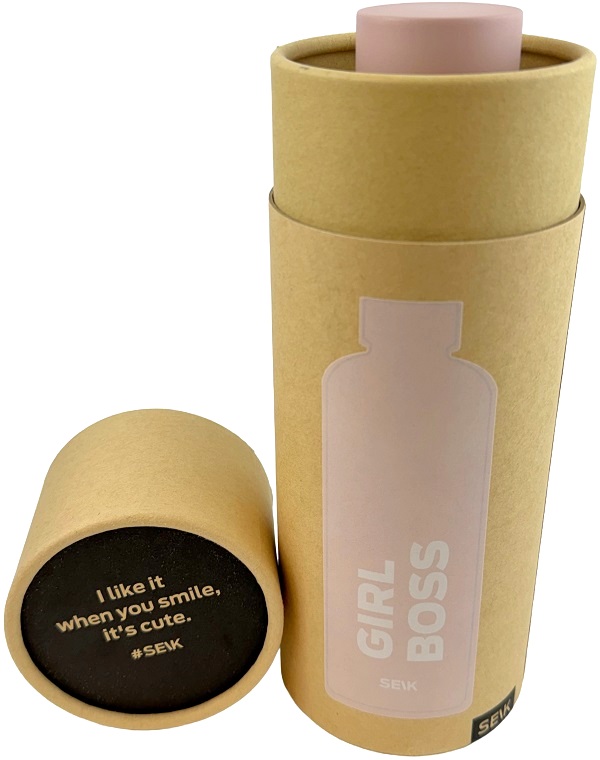 Termos roz. Girl Boss