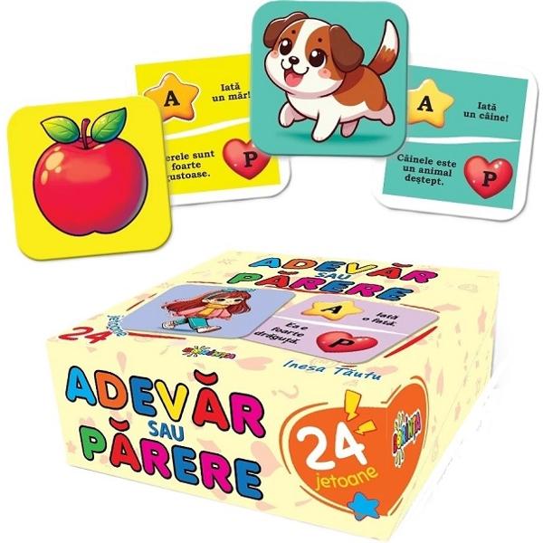 Adevar sau parere. 24 jetoane - Inesa Tautu