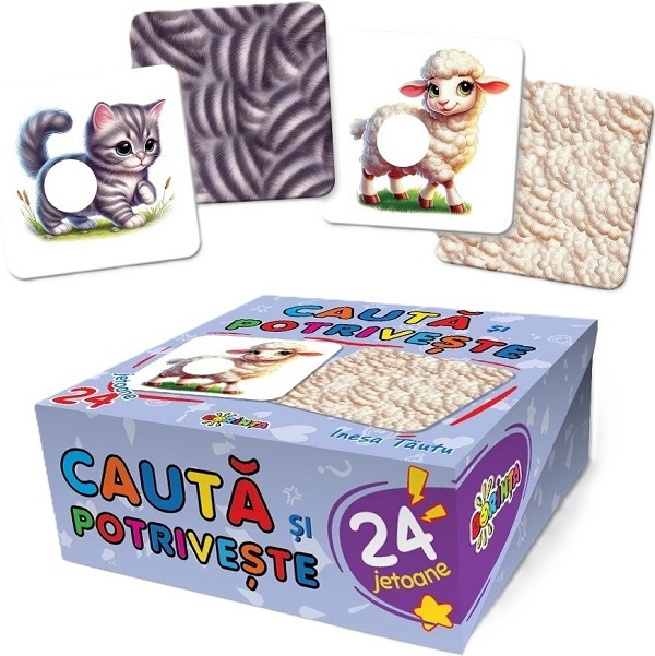 Cauta si potriveste. 24 jetoane - Inesa Tautu