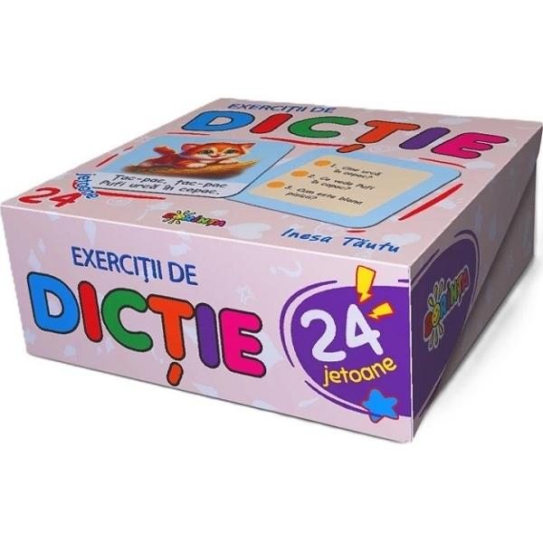 Exercitii de dictie. 24 jetoane - Inesa Tautu
