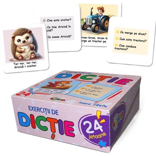 Exercitii de dictie. 24 jetoane - Inesa Tautu
