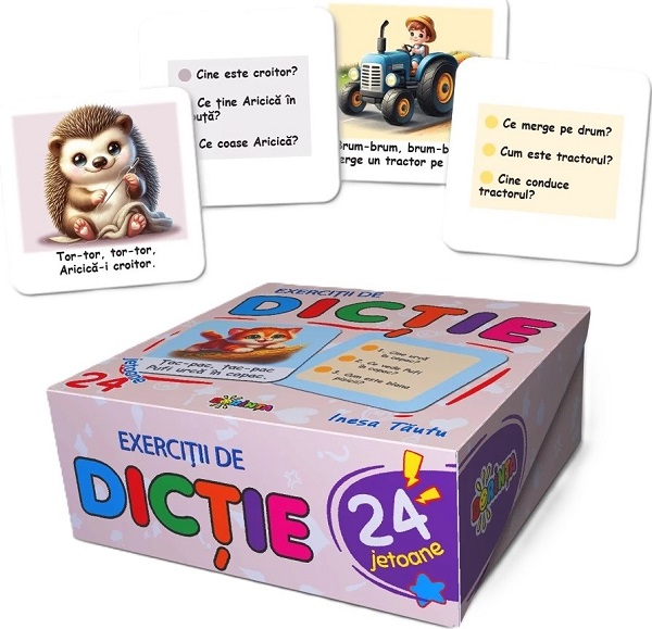 Exercitii de dictie. 24 jetoane - Inesa Tautu