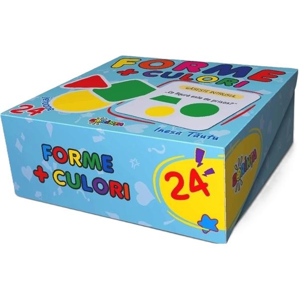 Forme + culori. 24 jetoane - Inesa Tautu