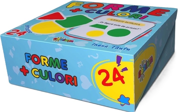 Forme + culori. 24 jetoane - Inesa Tautu