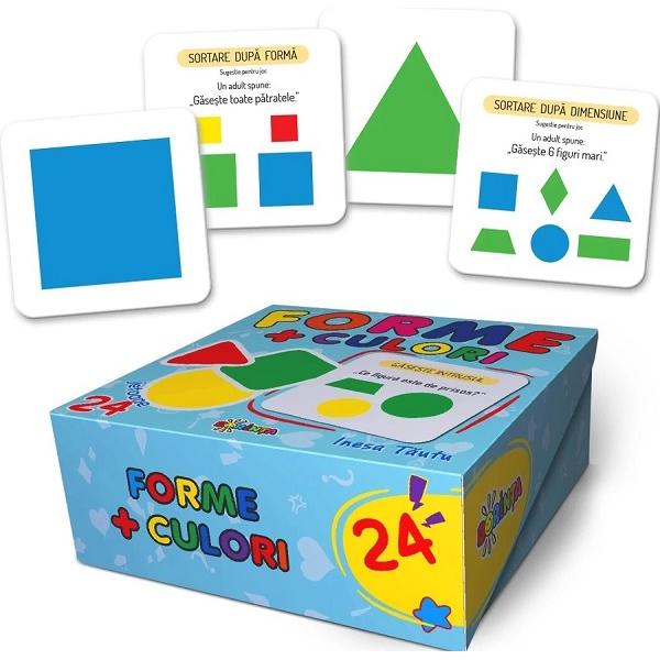 Forme + culori. 24 jetoane - Inesa Tautu