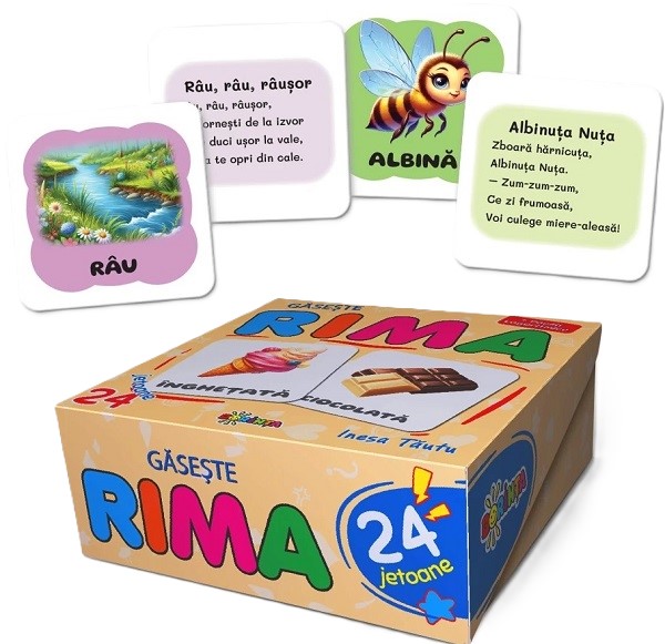 Gaseste rima. 24 jetoane - Inesa Tautu