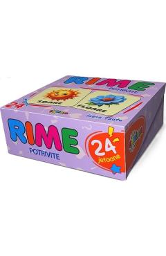 Poza produsului Rime potrivite. 24 jetoane - Inesa Tautu