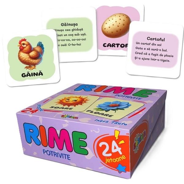 Rime potrivite. 24 jetoane - Inesa Tautu
