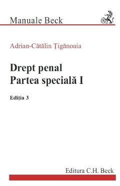 Coperta cărții 'Drept penal. Partea specială I Ed.3 - Adrian-Cătălin Țigănoaia'