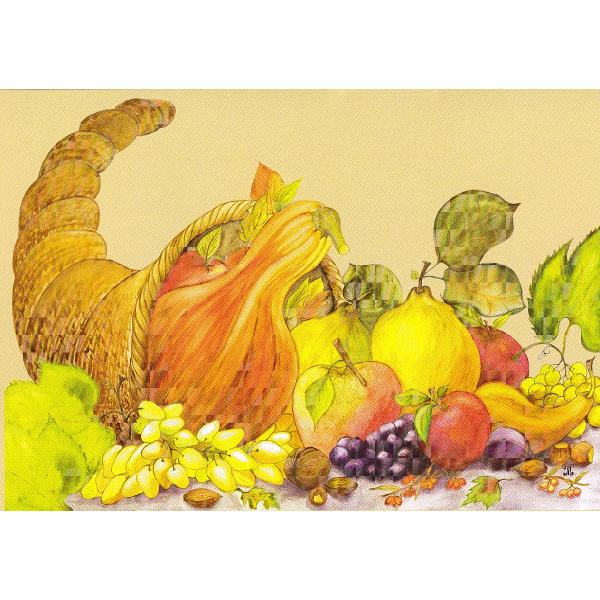 Felicitare: Cornul abundentei