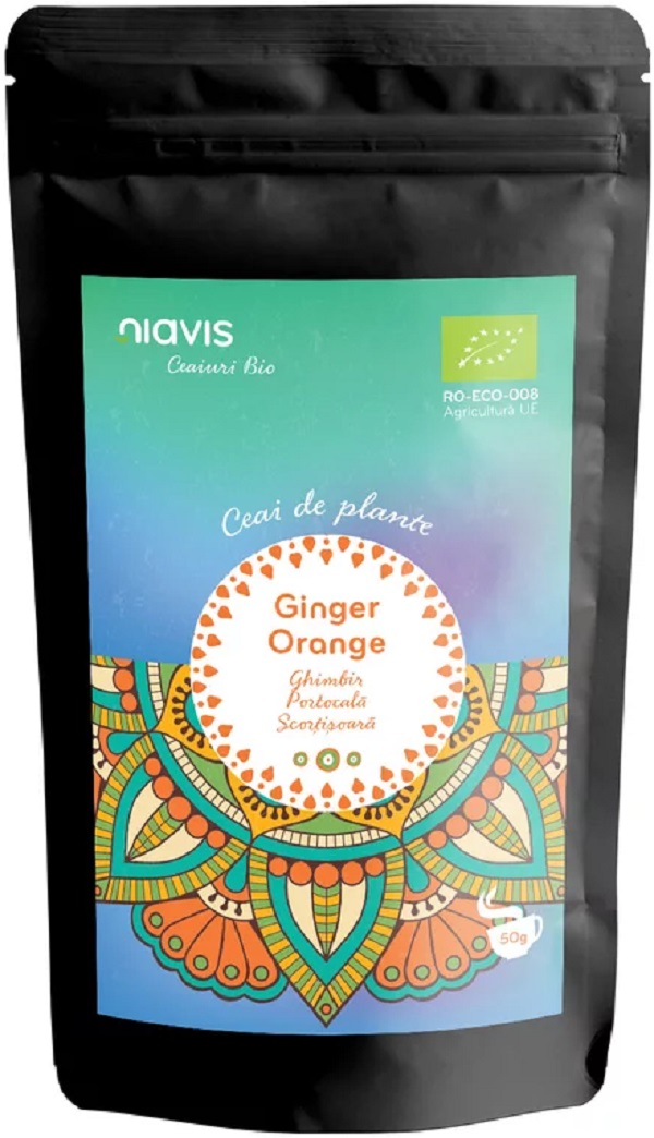 Ceai Ecologic/Bio: Ginger Orange 50g - Niavis