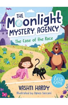 Coperta cărții 'Case of the Race (The Moonlight Mystery Agency 3) - Vashti Hardy'