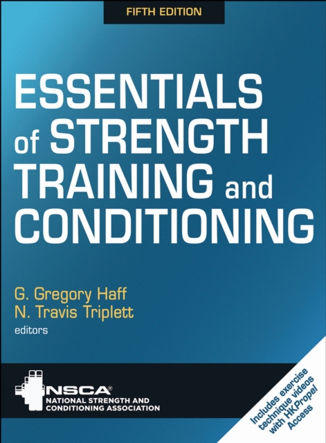 Coperta cărții 'Essentials of Strength Training and Conditioning -'
