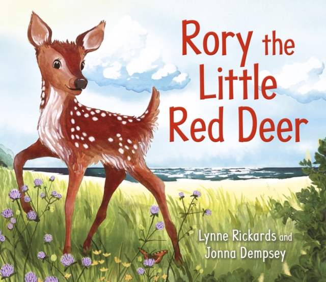 Coperta cărții 'Rory the Little Red Deer - Lynne Rickards'