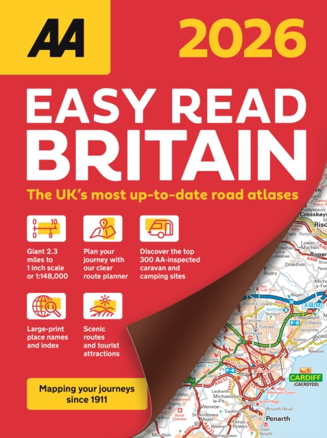 AA Easy Read Britain 2026 Spiral - Aa Publishing