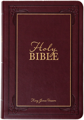 KJV Holy Bible Giant Print Compact Garnet - 