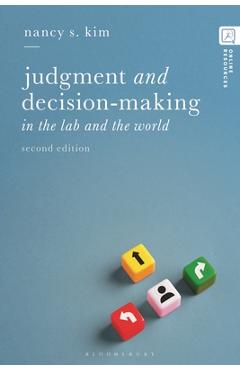 Coperta cărții 'Judgment and Decision-Making: In the Lab and the World - Nancy S. Kim'