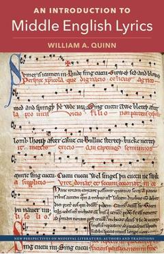 Poza produsului An Introduction to Middle English Lyrics - William A. Quinn