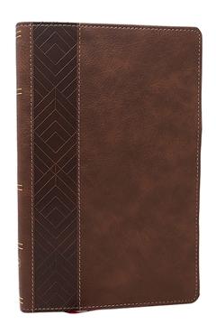 Poza produsului Nkjv, Personal Size New Testament, Brown Leathersoft, Red Letter, Comfort Print - 