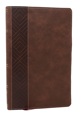 Nkjv, Personal Size New Testament, Brown Leathersoft, Red Letter, Comfort Print - 
