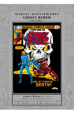 Coperta cărții 'Marvel Masterworks: Ghost Rider Vol. 7 - J. M. Dematteis'