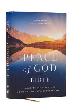 Poza produsului Peace of God Bible: Discover and Experience God's Shalom Throughout the Bible (Nkjv, Hardcover, Red Letter, Comfort Print) - Jeremiah J. Johnston Phd