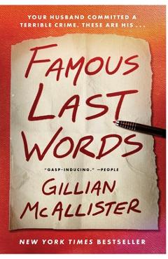 Poza produsului Famous Last Words - Gillian Mcallister