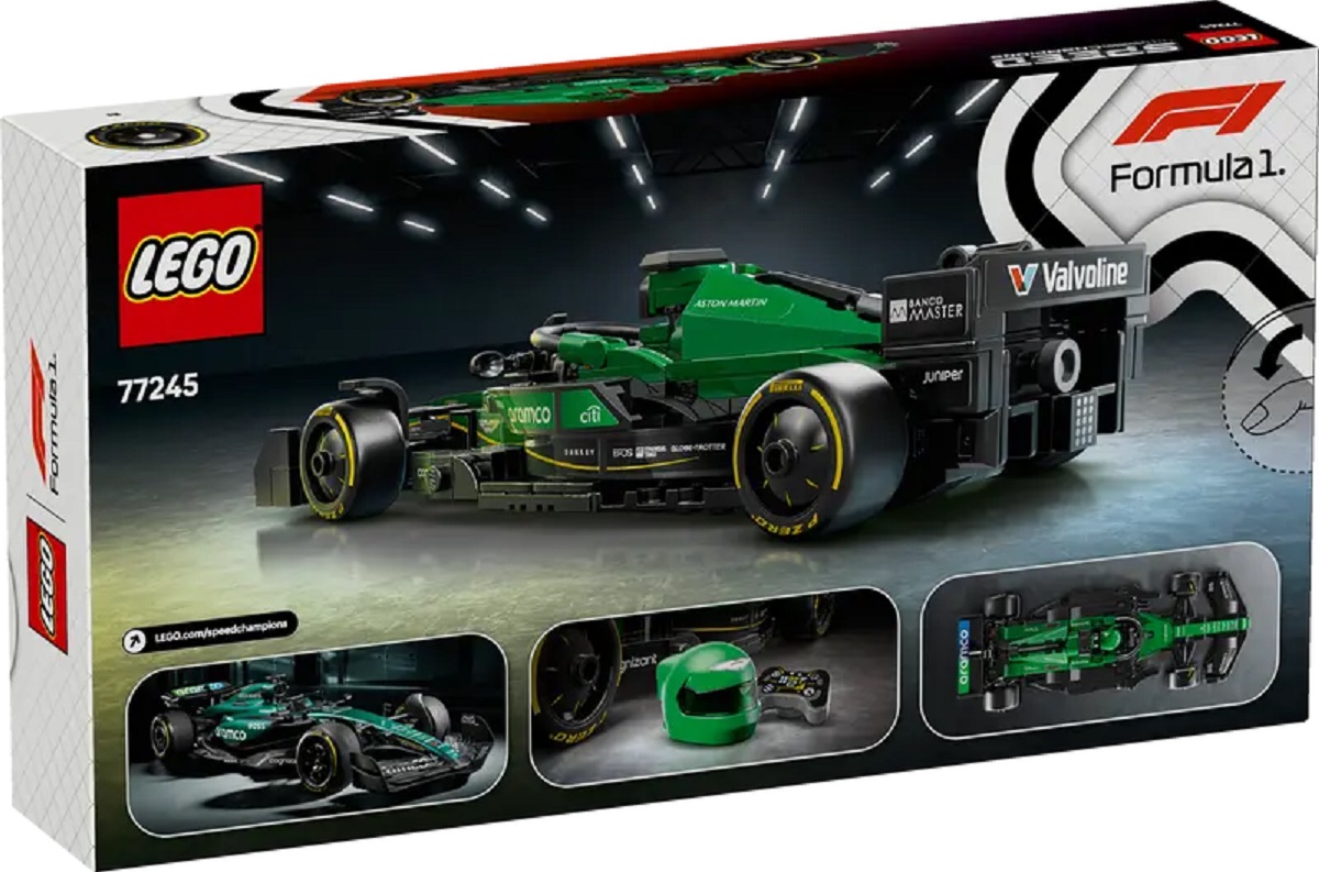 Lego Speed Champions: Masina de curse F1 Aston Martin Armaco AMR24